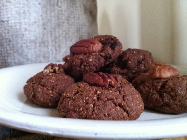 Chocoladekoekjes met pecannoten (GV – LV – CD)