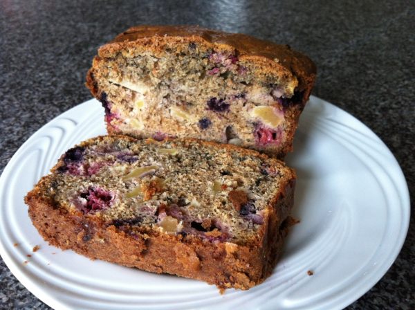 Volkoren speltcake met bosvruchten en appel (TV – LV)