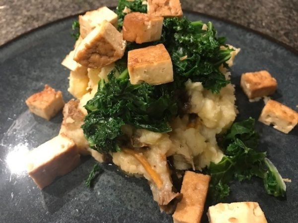 Pastinaak-bospaddenstoel stoemp met boerenkool en hazelnoottofu – GV / LV / VEG
