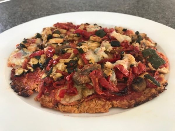 Bloemkoolpizza koolhydraat arm – GV / VEG