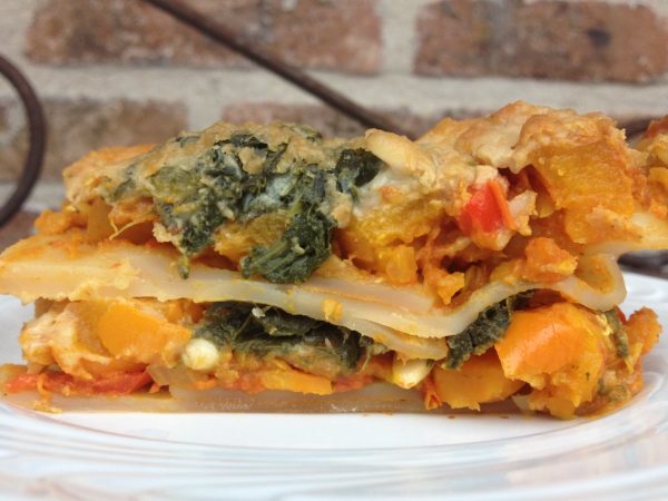 Pompoen lasagne (GV – LV – VEG – CD)