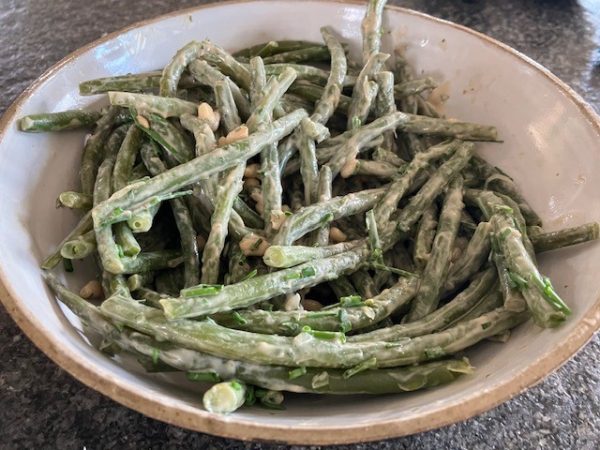 Sperzieboontjes met tahina